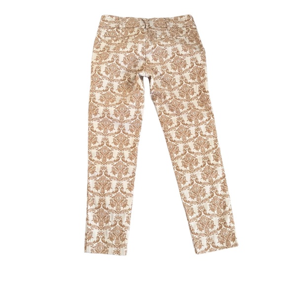 Anthropologie Cartonnier Damask Charlie Ankle Pants Sz 2 - Picture 9 of 10